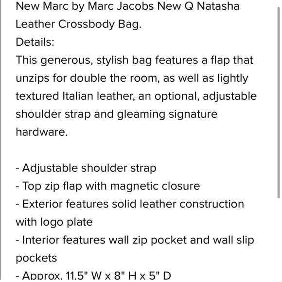 Marc Jacobs Natasha Q Crossbody with matching wallet - Picture 14 of 14